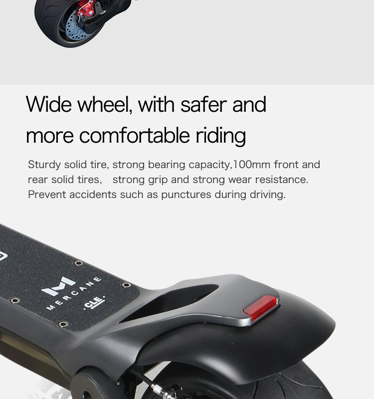 Mercane 1000W wide-wheeled electric scooter - Image 14