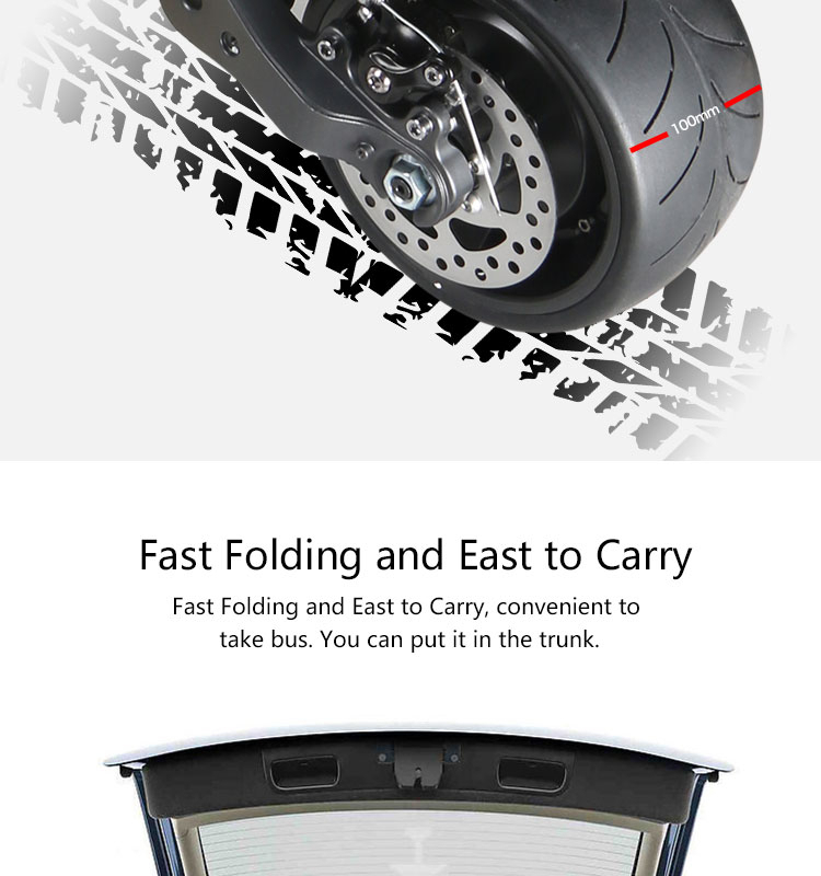 Mercane 1000W wide-wheeled electric scooter - Image 15