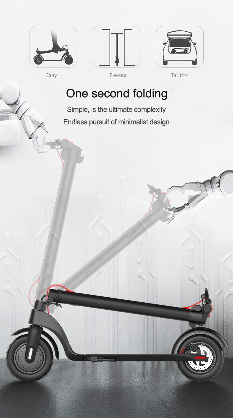 Magic wheels X7 lithium battery scooter - Image 14