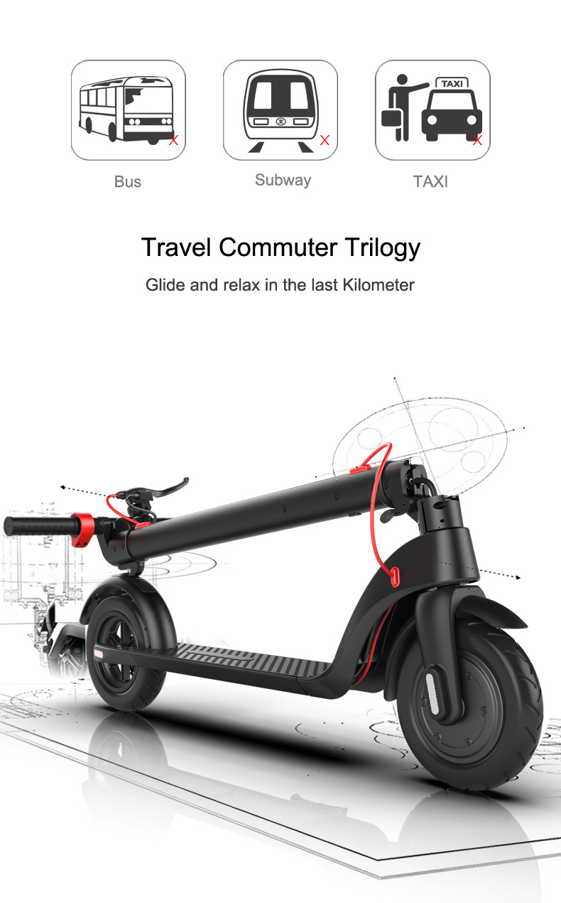 Magic wheels X7 lithium battery scooter - Image 15